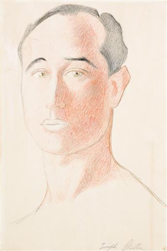 JOSEPH STELLA Portrait of a Man.